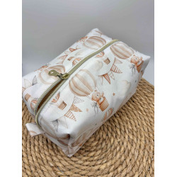 Trousse de toilette montgolfière