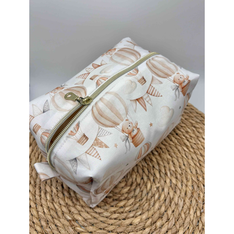 Trousse de toilette montgolfière