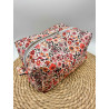 Trousse de toilette aquarelle liberty rose