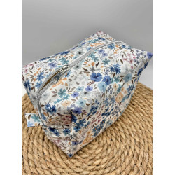 Trousse de toilette liberty bleu