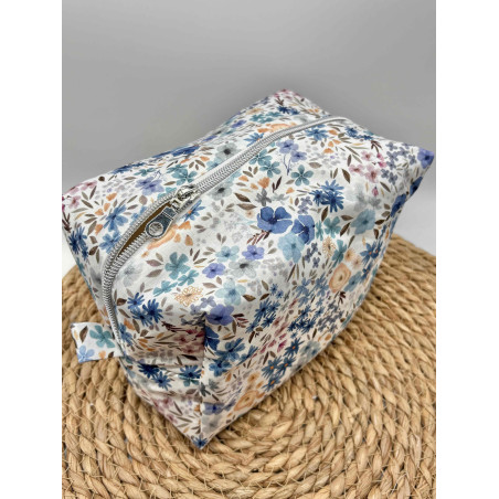 Trousse de toilette liberty bleu