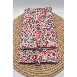 Pochette à livres Poche ou Broché liberty rose