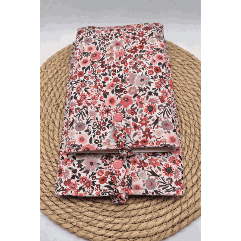 Pochette à livres Poche ou Broché liberty rose
