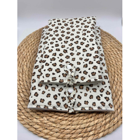 Pochette à livres Poche ou Broché léopard