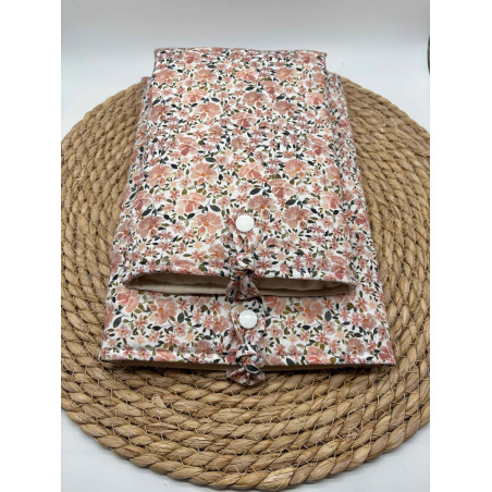 Pochette à livres Poche ou Broché liberty rose pale