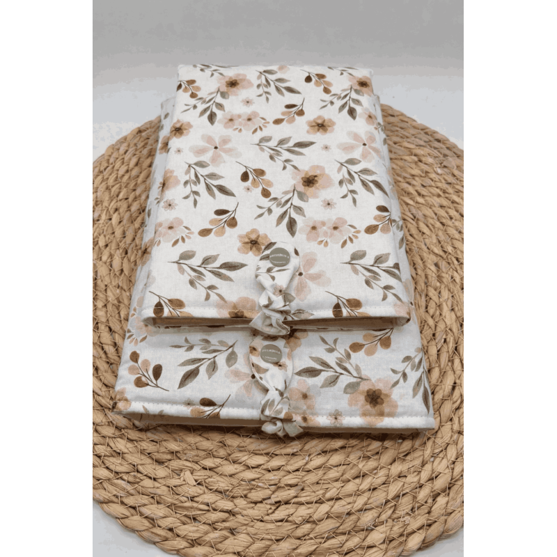 Pochette à livres Poche ou Broché fleurs
