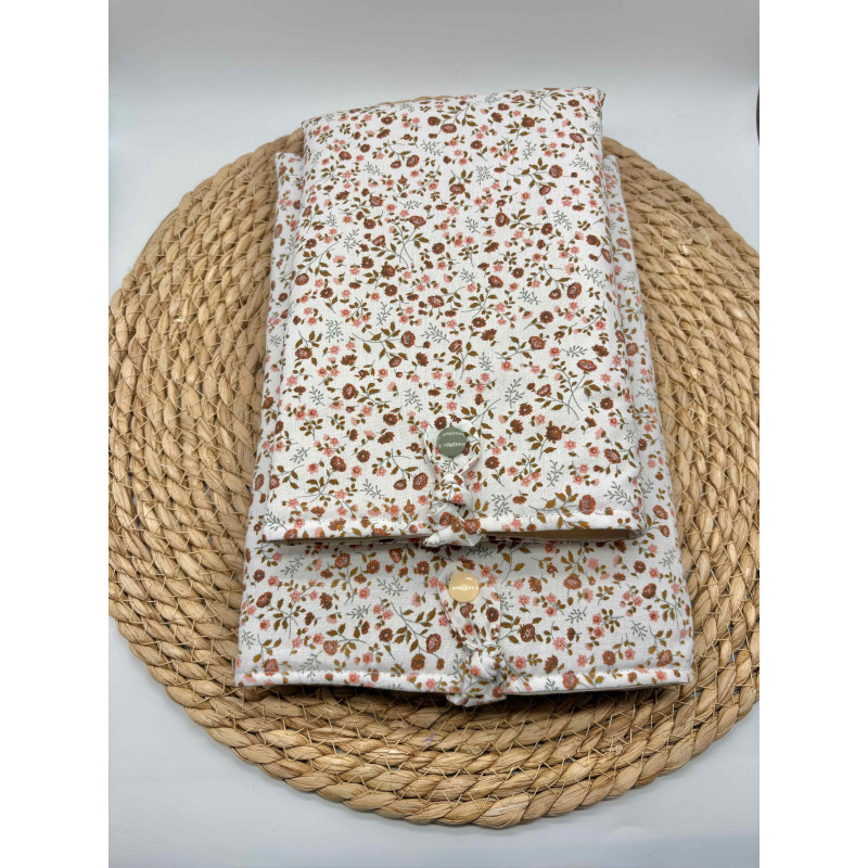 Pochette à livres Poche ou Broché liberty beige