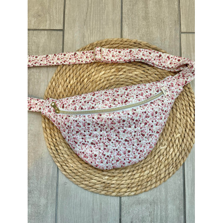 Sac banane Liberty rose