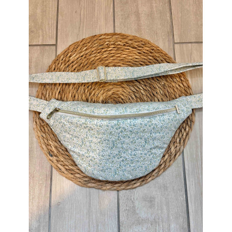 Sac banane Liberty vert d’eau