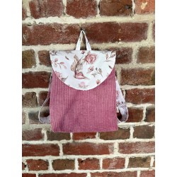 Sac à dos lapine rose