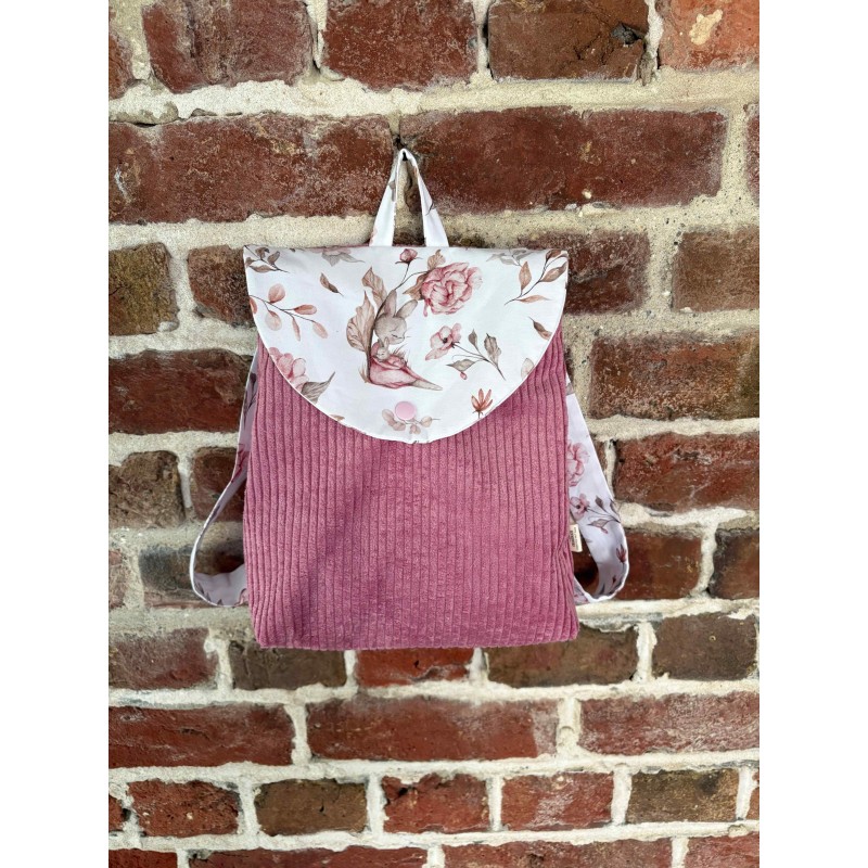 Sac à dos lapine rose