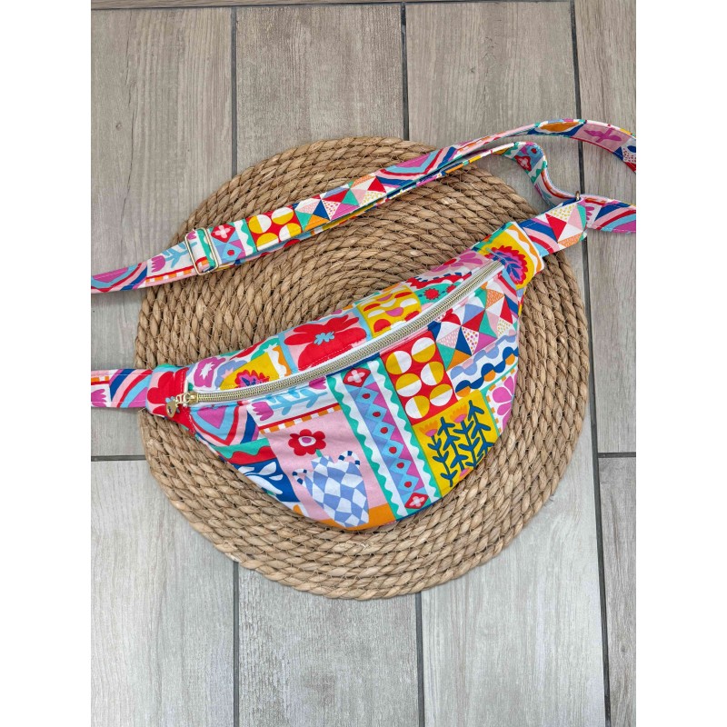 Sac banane coloré