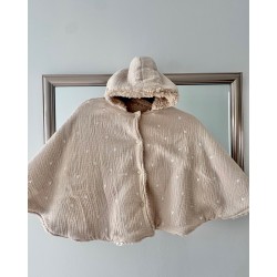 Poncho/ cape INTÉRIEUR ou EXTÉRIEUR cœurs