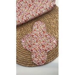 Serviette hygiénique lavable LIBERTY rose