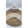 Panier et ses lingettes animaux beige