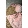 Doudou lapin liberty rose