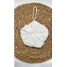 Fleur de bain blanche bambou