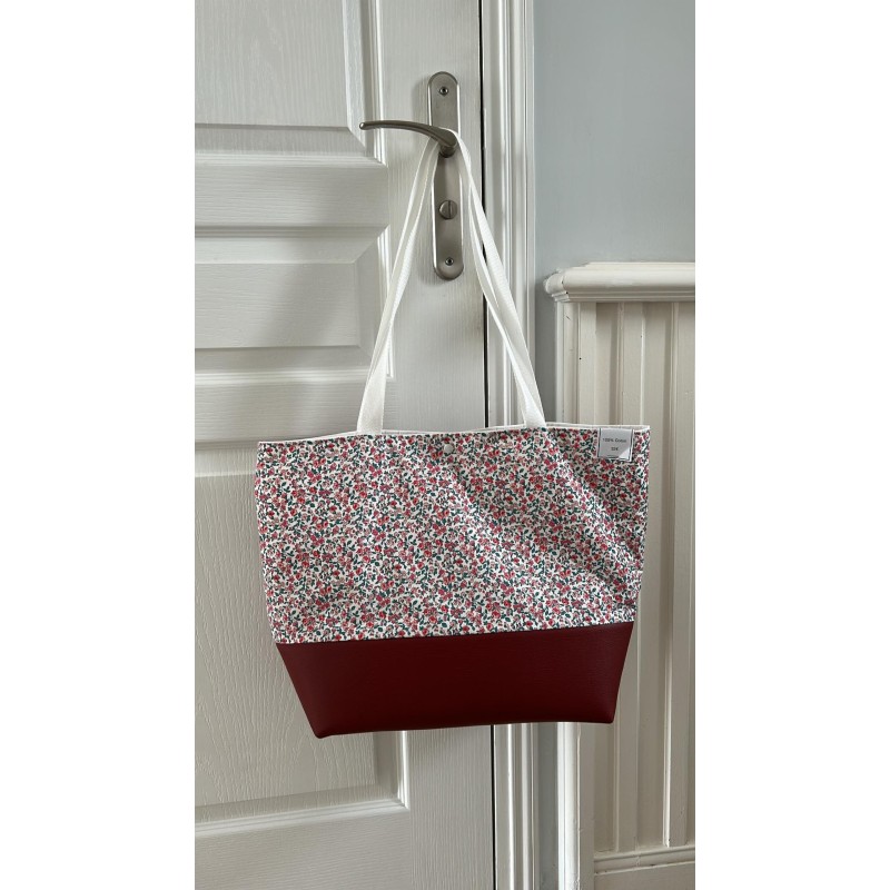 Sac de plage liberty bordeaux