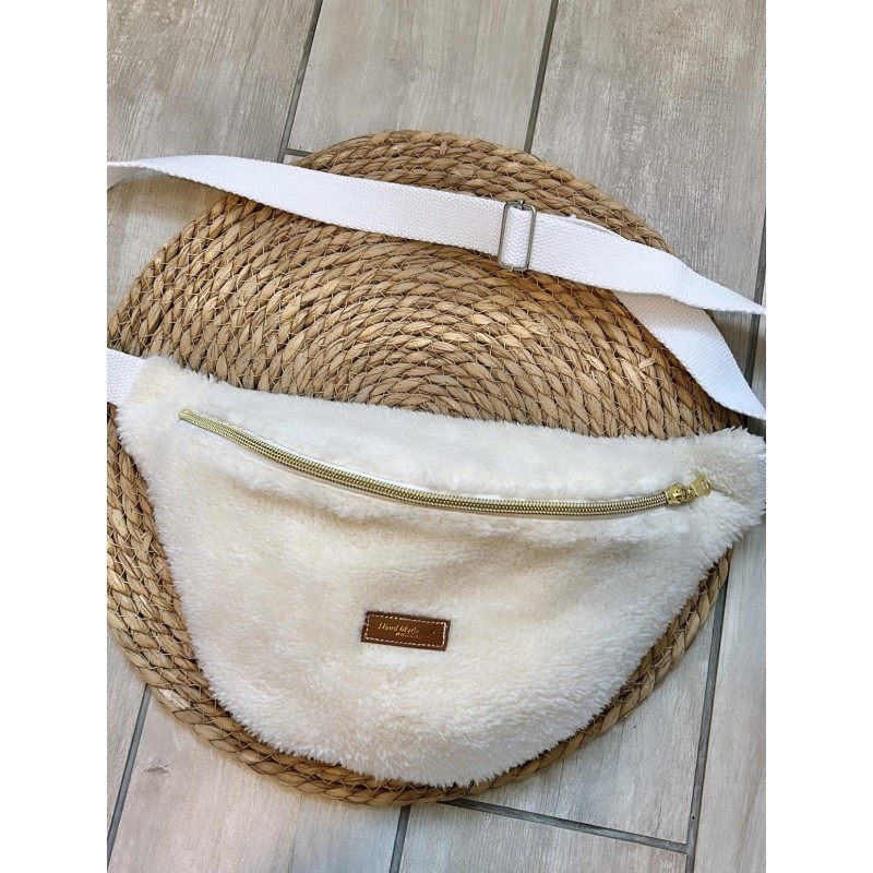 Sac babane moumoute beige