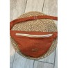 Sac banane double gaze terracotta