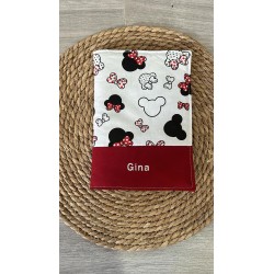 Protège carnet de santé Minnie rouge